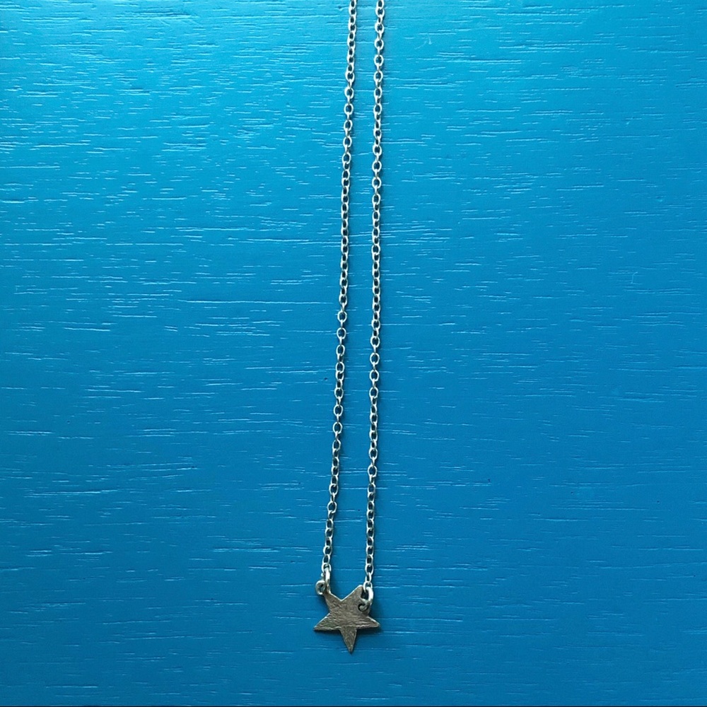 Gorjana Star Necklace in Silver